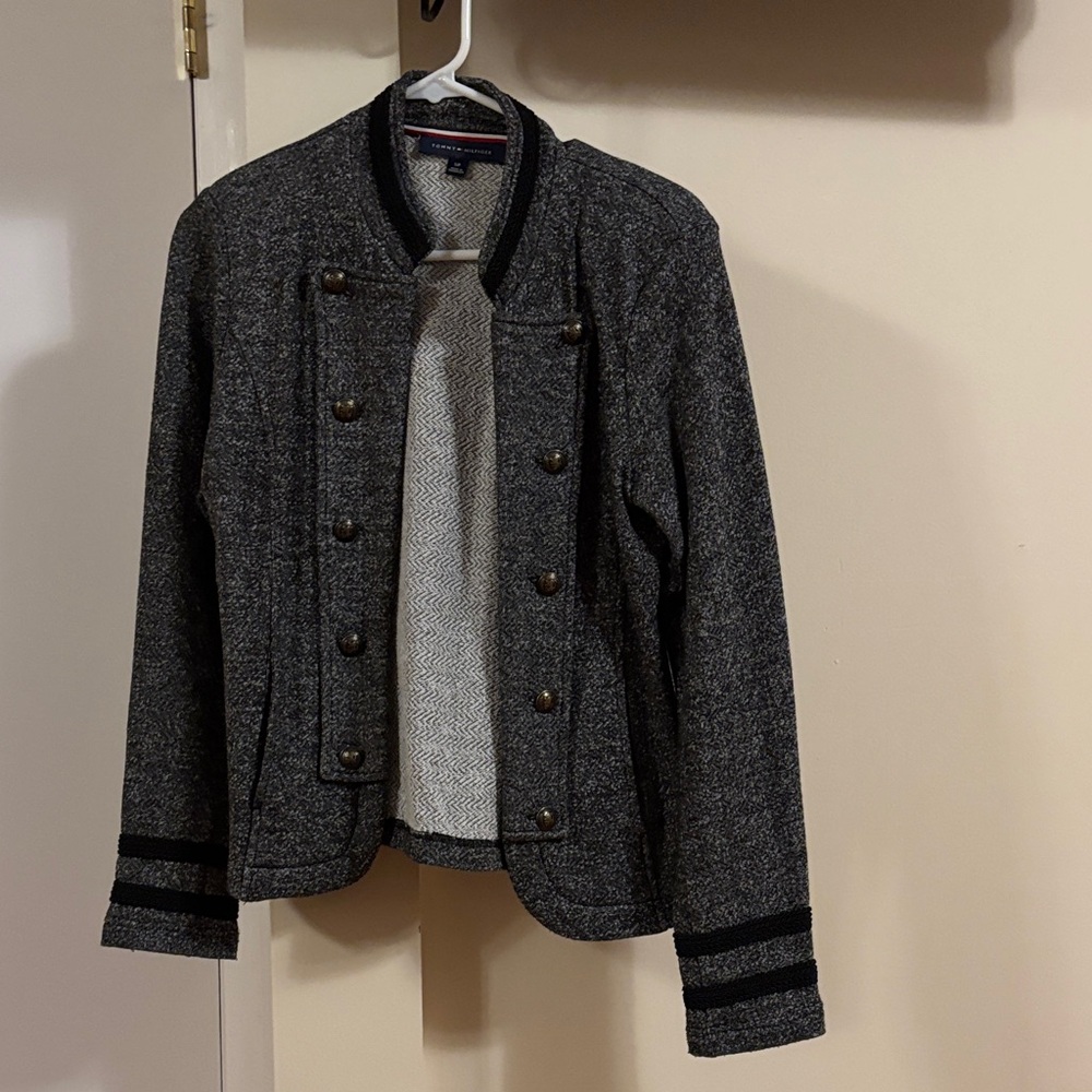 Tommy Hilfiger Textured grey jacket